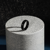 Mesomalas 6mm Mens Black Tungsten Ring img 1