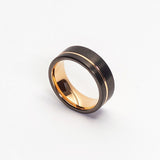 Amarok Pearl Grey Mens Tungsten Ring - Jackal and Dare