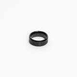 Mesomalas 8mm Mens Black Tungsten Ring img 4