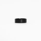 Mesomalas 8mm Mens Black Tungsten Ring img 6