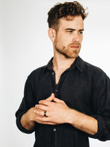 Amarok Pearl Grey Mens Tungsten Ring img 7