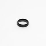 Mesomalas 6mm Mens Black Tungsten Ring img 4