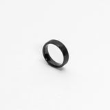 Mesomalas 6mm Mens Black Tungsten Ring img 2