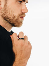 Mesomalas 6mm Mens Black Tungsten Ring img 9