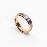 Tesoro 6mm Brushed Pearl Grey Tungsten Ring - Jackal and Dare