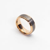 Tesoro 8mm Brushed Pearl Grey Tungsten Ring - Jackal and Dare
