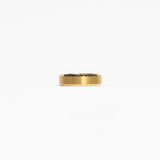 Aureous 6mm Mens Gold Tungsten Ring img 6