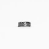Ebrioso Silver Mens Tungsten Ring img 6