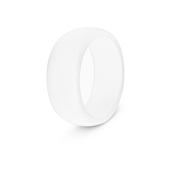 White Silicone Ring 3 Pack img 1